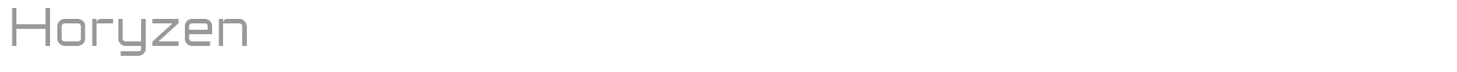 Horyzen font preview